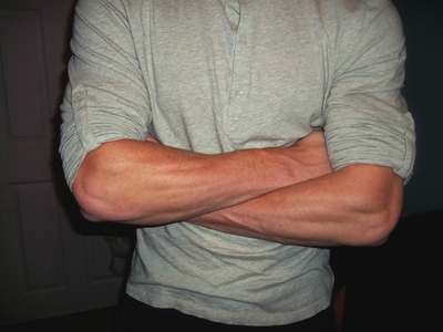 Veiny why arms do people have What does